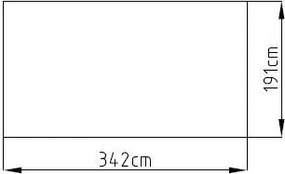 Domek ogrodowy LUKE B, 202 x 342 x 191 cm, metal