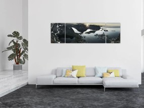 Obraz - Norweskie góry (170x50 cm)