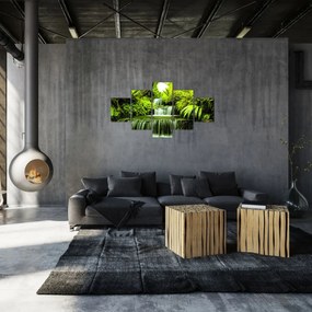 Obraz - Indonezyjskie wodospady (125x70 cm)