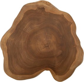 Stołek z litego drewna tekowego w naturalnym kolorze Budut – Mauro Ferretti