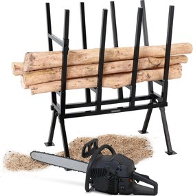 Kozioł do cięcia drewna AXEL, 77x50x105cm, czarna Gardebruk