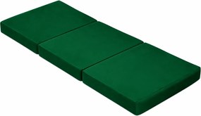 Materac 180/60 + Torba składany turystyczny tkanina Welur : Kolor tkaniny - VELVET - MG25, Rozmiar - 180/60/10, Typ tkaniny - Velvet