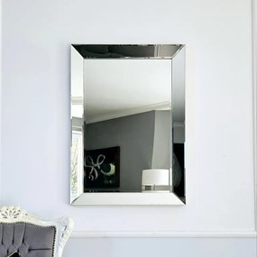 Lustro w lustrzanej ramie, szlifowane fazą , 74x104cm