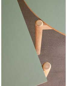 Okrągły stół z litego drewna dębowego ø 115 cm Oblique – Hübsch