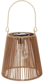 Metalowa latarnia solarna Natura, 18 x wys. 21 cm