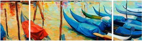 Obraz - Port w Wenecji (170x50 cm)