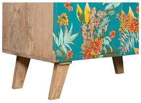 Turkusowo-naturalna szafka 90x85x40 cm Reipur – Interia Home &amp; Living