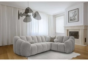 Jasnoszary narożnik (prawostronny/w kształcie litery L) Shell – Miuform