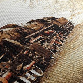 Obraz - Zabytkowa lokomotywa (70x50 cm)