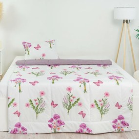 Zestaw letni Stanex CLASSIC Wiosna fioletowy, 140x 200 cm, 40 x 60 cm