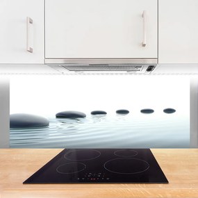 Panel Szklany Spokój Zen: Kamienie i Woda