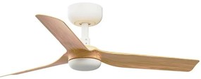 FARO 33821WT - Wentylator sufitowy MINI PUNT S brązowy/biały śr. 90 cm WT + pilot