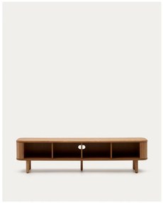 Szafka pod TV w dekorze jesionu w naturalnym kolorze 200x50x40 cm Mailen – Kave Home