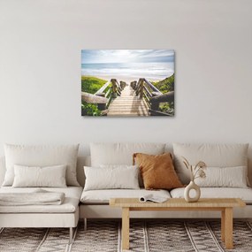 Obraz - Wejście na plażę (70x50 cm)