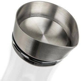 Karafka szklana z nalewką ze stali nierdzewnejDALEN 1000 ml