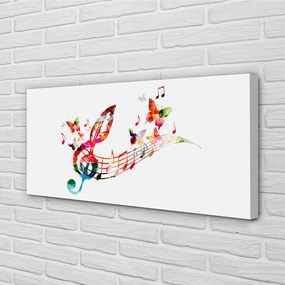 Duży obraz na płótnie Lekkość Motyli I Muzyki