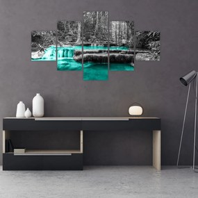 Obraz - Zimowa rzeka (125x70 cm)