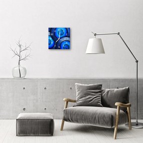 Zegar ścienny kwadrat Koła Abstrakcja