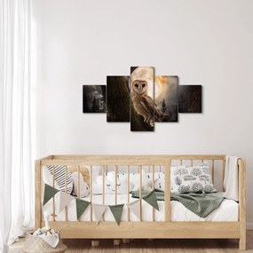 Obraz sowy palonej (125x70 cm)