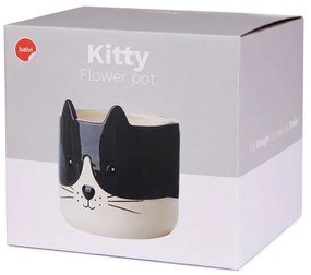 Ceramiczna doniczka ø 13,5 cm Kitty – Balvi