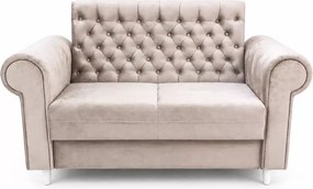 Wygodny fotel Emma w stylu glamour