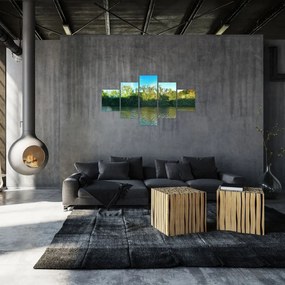 Obraz - jezioro (125x70 cm)