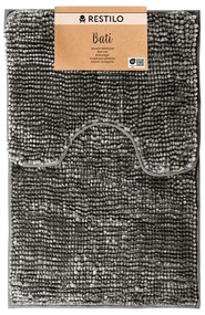 Ciemnoszare dywaniki łazienkowe do WC zestaw 2 szt. 80x50 cm Bati – Restilo