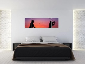 Obraz - Samuraj (170x50 cm)