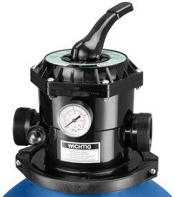 Monzana Filtr piaskowy do basenu AQUA 15 900 l/h, niebieska