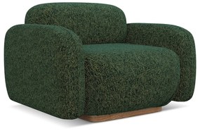 Ciemnozielony fotel Ailani – Makamii