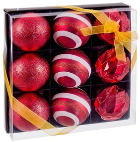 Bombki zestaw 9 szt. ø 6 cm – Casa Selección