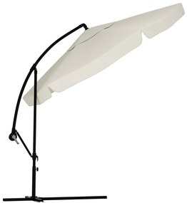 Ogrodowy parasol składany LEVI 300 cm, beżowy + darmowe opakowanie