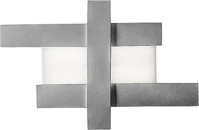 Nowoczesna lampa ścienna LED 40W - Geometryczna konstrukcja stalowa, ciepłe światło 3000K, 2620lm, szerokość 84cm, IP20