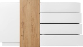 Komoda TRES 160 cm do Salonu Sypialni Biały