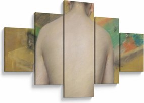 Obraz - William Merritt Chase, Study of Flesh Color and Gold, reprodukcje (125x70 cm)