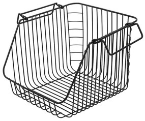 Kosz metalowy do przechowywania warzyw i owoców, 29x27x21cm