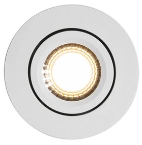 Wpuszczany reflektor biały, regulowany, 6,5 cm, z LED, IP54, ultracienki - Pupil Nowoczesny Oswietlenie wewnetrzne