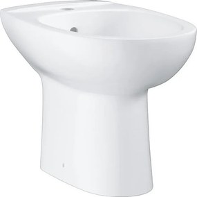 GROHE Bau Ceramic Bidet Nablatowe Białe 1 Otwór z Przelewem i Mocowaniami – 39x36x54,5 cm