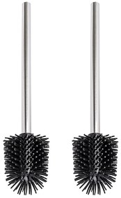 Zestaw dwóch samoczyszczących, silikonowych szczotek do WC ⌀ 7,5 cm, WENKO