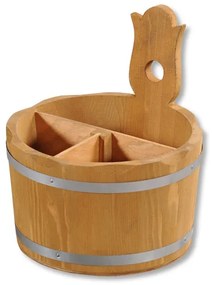 Dekoracyjny pojemnik na sztućce i serwetki, Ø 17 cm, Kesper