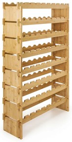G21 Bambusowy regał na wino, 72 butelki