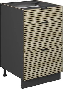 Szafka dolna do kuchni panel dębowy 50x51.6x82 fame-line