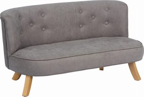 Nierozkładana sofa dziecięca Somebunny welur