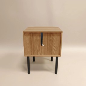Szafka nocna ryflowana SCAVA, 40 x 40 x 53 cm