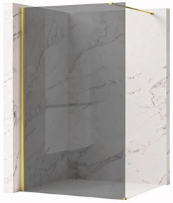Kabina prysznicowa Walk-In Rea Flexi Grey / Gold 140