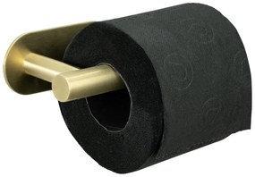 Samoprzylepny uchwyt na papier toaletowy ze stali nierdzewnej Orea Gold – Wenko
