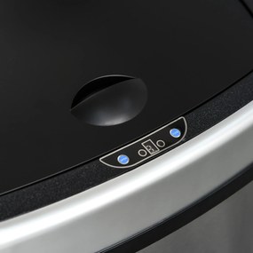 HOMCOM Automatyczny kosz na śmieci z czujnikiem podczerwieni Wiadro kuchenne Srebrny