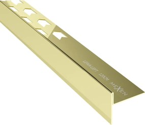 Mexen Line-B listwa spadkowa podłogowa 120 cm lewa, złota - 185001120L