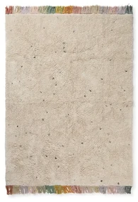 Kremowy bawełniany dywan dziecięcy tkany ręcznie odpowiedni do prania 170x240 cm Stardust – Lorena Canals