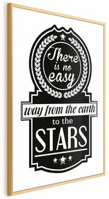 Plakat Big lesson 29,7x42 cm z ramą złotą bez marginesu ARTGEIST B